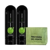 Frezyderm| Ac-Norm Active Cleanser| Liquide nettoyant pour les peaux grasses à tendance acnéique | 2x200ml | Serviette de toilette antibactérienne GRATUITE