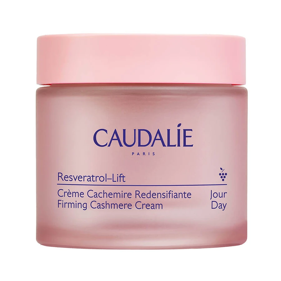 Caudalie | Resveratrol-Lift Crema Reafirmante Cashmere Crema de Día para Todo Tipo de Pieles con propiedades Reafirmantes y Reafirmantes. Acción Antiarrugas | 50ml