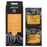 Apivita | Express Beauty | Gezichtsmasker met pompoen voor ontgifting | 2x8ml