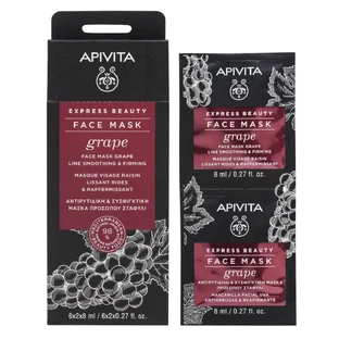 Apivita | Express Beauty | Face Mask Anti-wrinkle &amp; Firming with Grape | 2x8ml