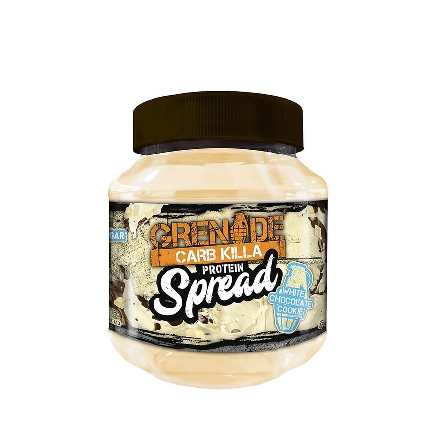 Buy Grenade Protein Spread, Spreadable Protein Cream, White Chocolate Cake Flavour, 360 G Grenade Protein Spread, Spreadable Protein Cream, White Chocolate Cake Flavour, 360 G