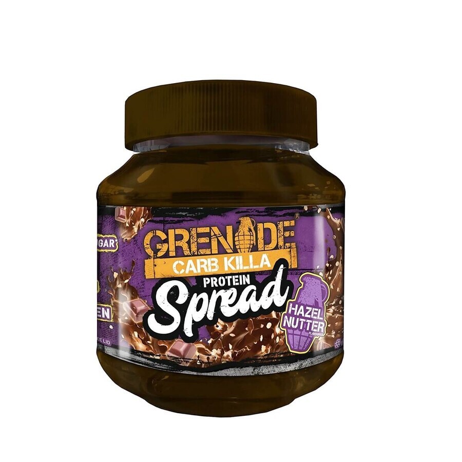 Shop Grenade Proteinaufstrich, streichfähige Proteincreme, Schokoladengeschmack mit Haselnussstückchen, 360 g Grenade Proteinaufstrich, streichfähige Proteincreme, Schokoladengeschmack mit Haselnussstückchen, 360 g