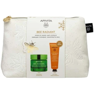 Apivita | Promo Bee Radiant met Anti-Aging Rijke Textuur Crème 50ml &amp; Promo Gezichtsmasker met Sinaasappel voor Gloed 50ml &amp; 1 set
