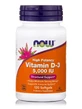 Now | Vit D3 5000iu | Dietary Supplement | 120Softgels.