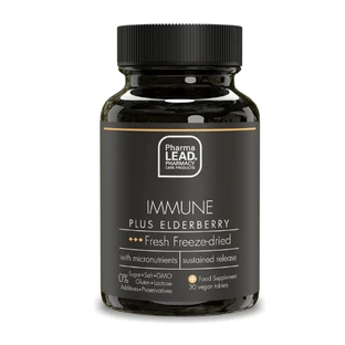Pharmalead | Black Range Immune Plus Elderberry Supplement for Immune Support | 30 herbal capsules