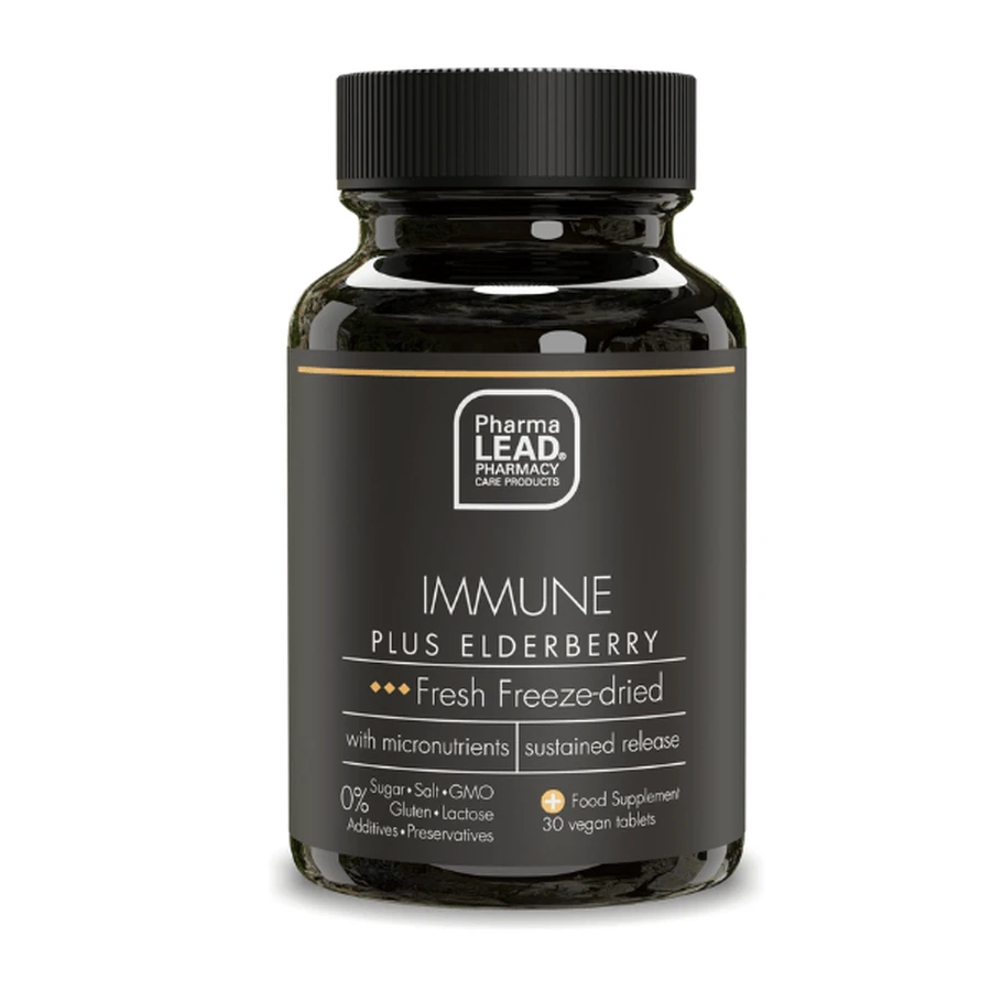 Pharmalead | Black Range Immune Plus Elderberry Supplement for Immune Support | 30 herbal capsules
