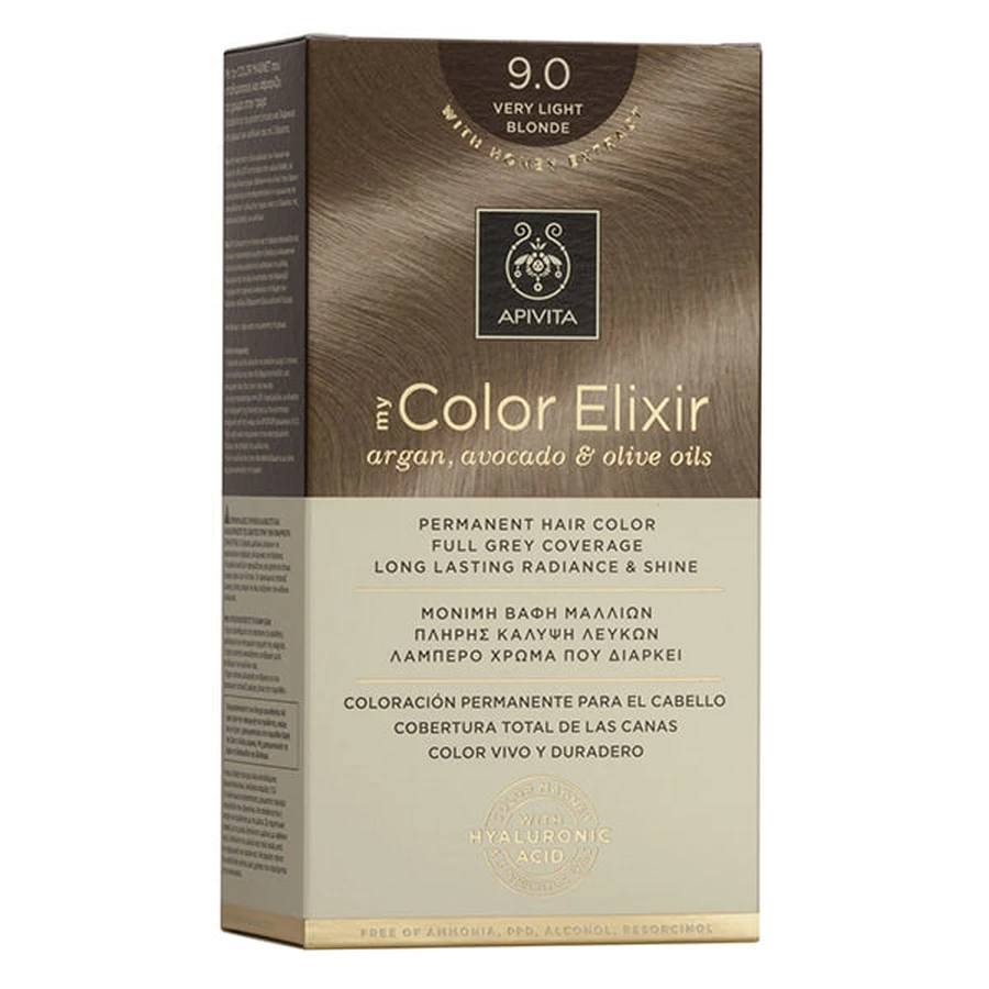 Apivita | My Color Elixir Dauerhafte Haarfarbe Nr. 9.0 Blond Sehr Hell | 50ml