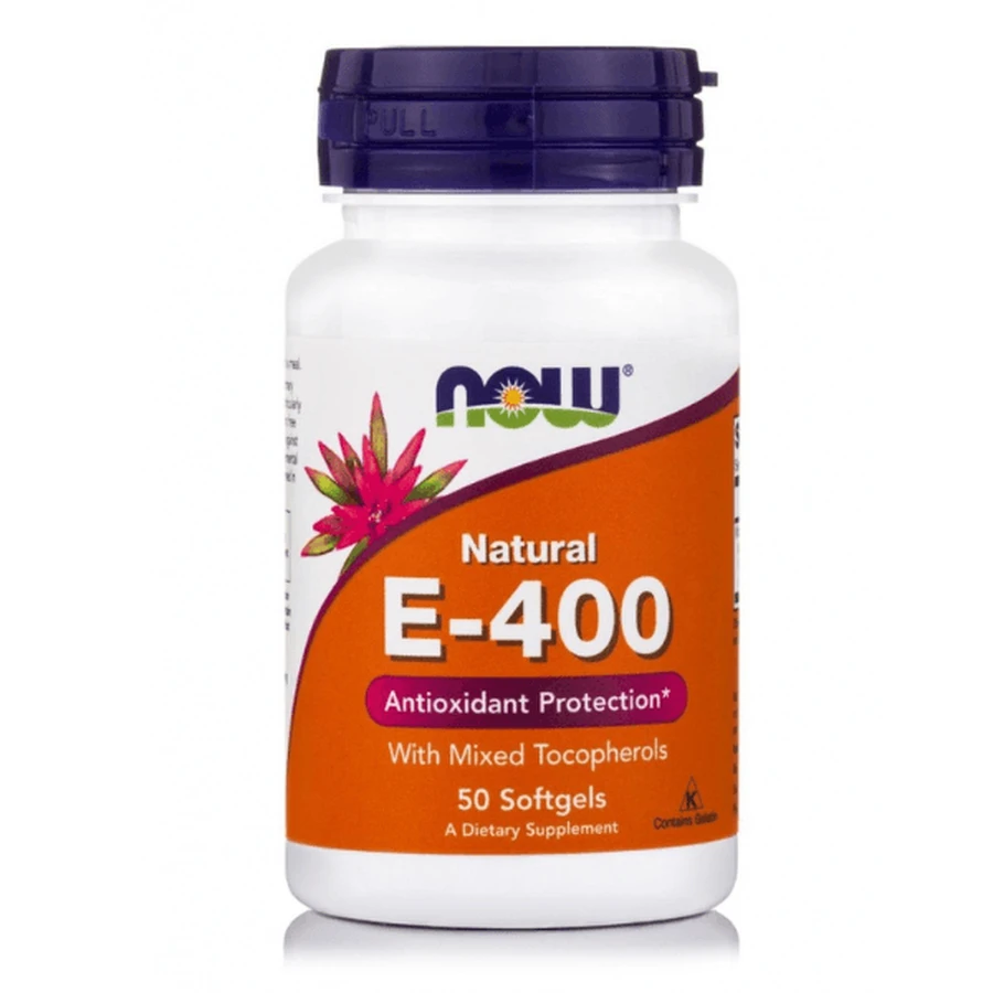 Now | E-400IU Mixed Tocopherols/Unsterified | Dietary Supplement with Antioxidant Properties | 50Softgels.