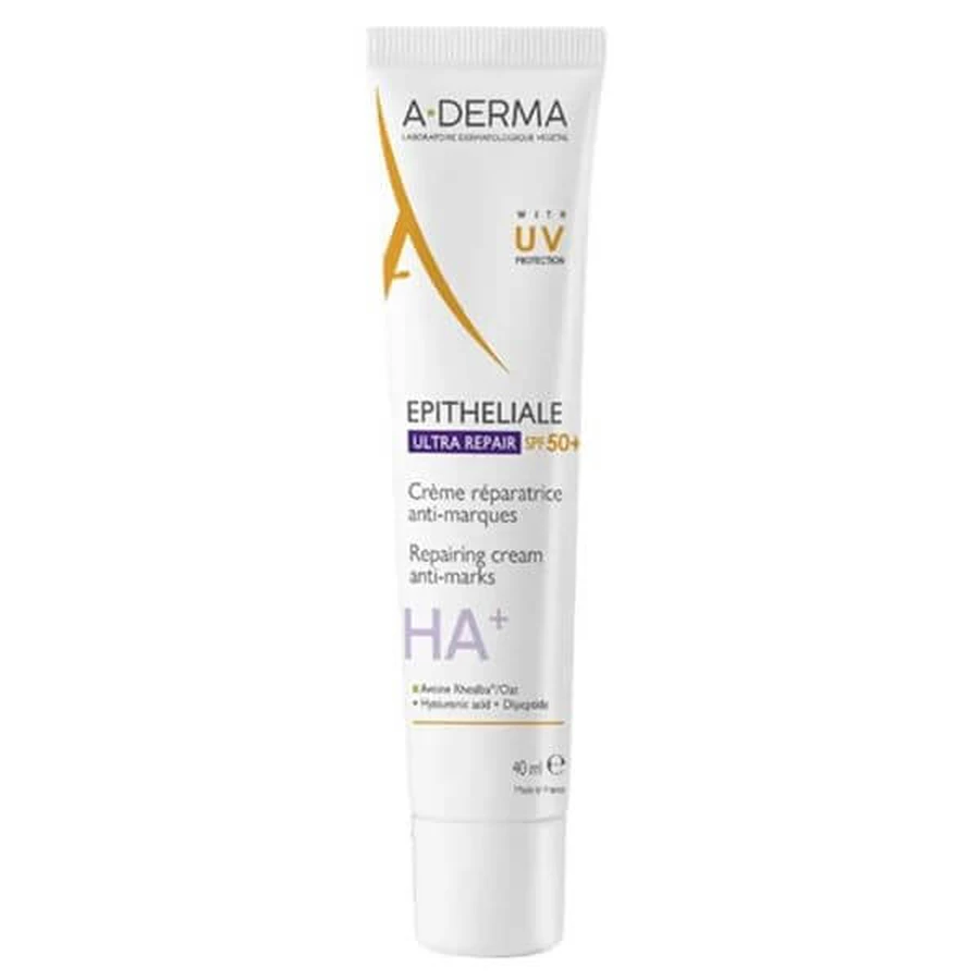 A-Derma | Epitheliale HA+ Protective Repair Cream SPF50+ | 40ml