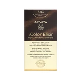 Apivita | My Color Elixir Tinte Permanente No 7.43 Rubio Miel Bronce | 50ml