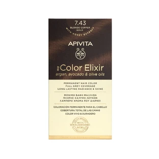 Apivita | My Color Elixir Permanent Hair Color No 7.43 Blonde Bronze Honey | 50ml
