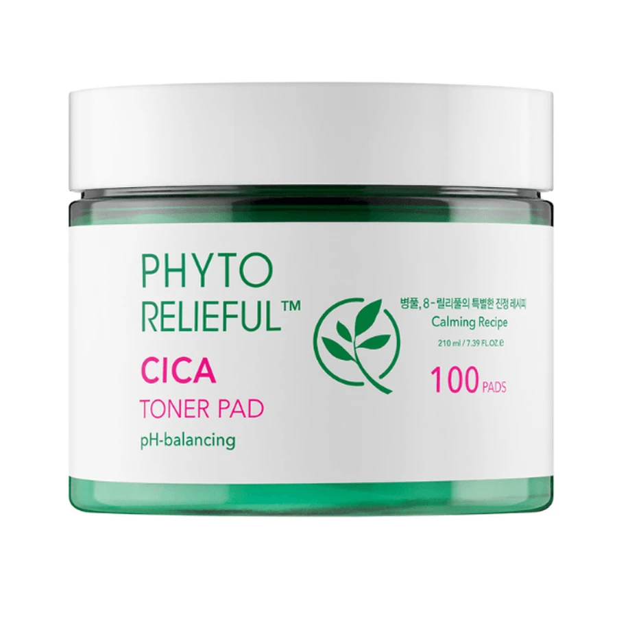 Dank u Boer | Phyto Relieful Cica Toner Pad | Toner doekjes | 100st