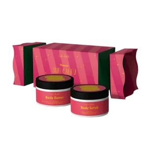 Life Roots | Skin Candy Macaron Skin Glow Body Butter 250ml & Sugar Scrub 250ml | 1 set