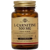 Solgar | L-Carnitina 500mg | Suplemento dietético L-Carnitina | 30tabs