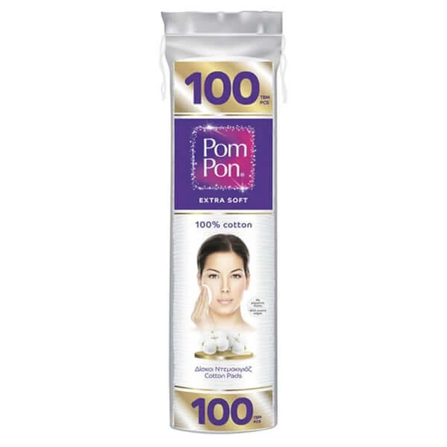 Pom Pon | Extra Soft Round Makeup Discs | 100pcs
