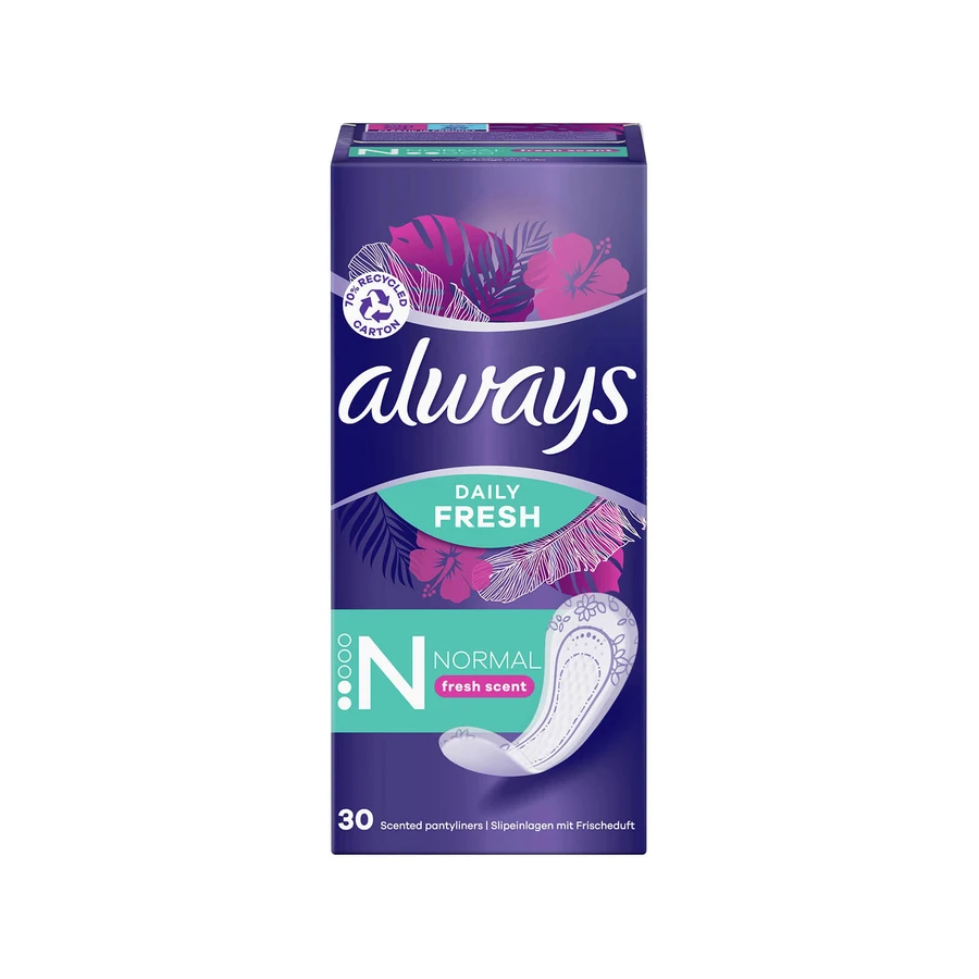 Always | Dailies Fresh & Protect Normal Fresh Scent | 30pcs