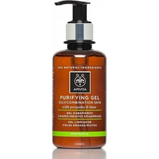 Apivita | Gel Purificante Piel Grasa | Gel Limpiador para Piel Grasa / Mixta con Propóleo &amp; Citro | 200ml