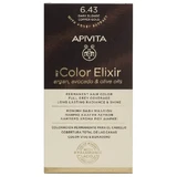 Apivita | My Color Elixir Tinte Permanente No 6.43 Rubio Bronce Oscuro Miel | 50ml