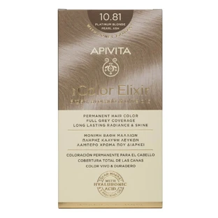 Apivita | My Color Elixir Tinte Permanente No 10.81 Rubio Perla Sándalo | 50ml