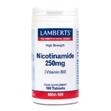 Lamberts | Nicotinamide 250mg Vitamin B3 (Niacin) | 100 Tablets