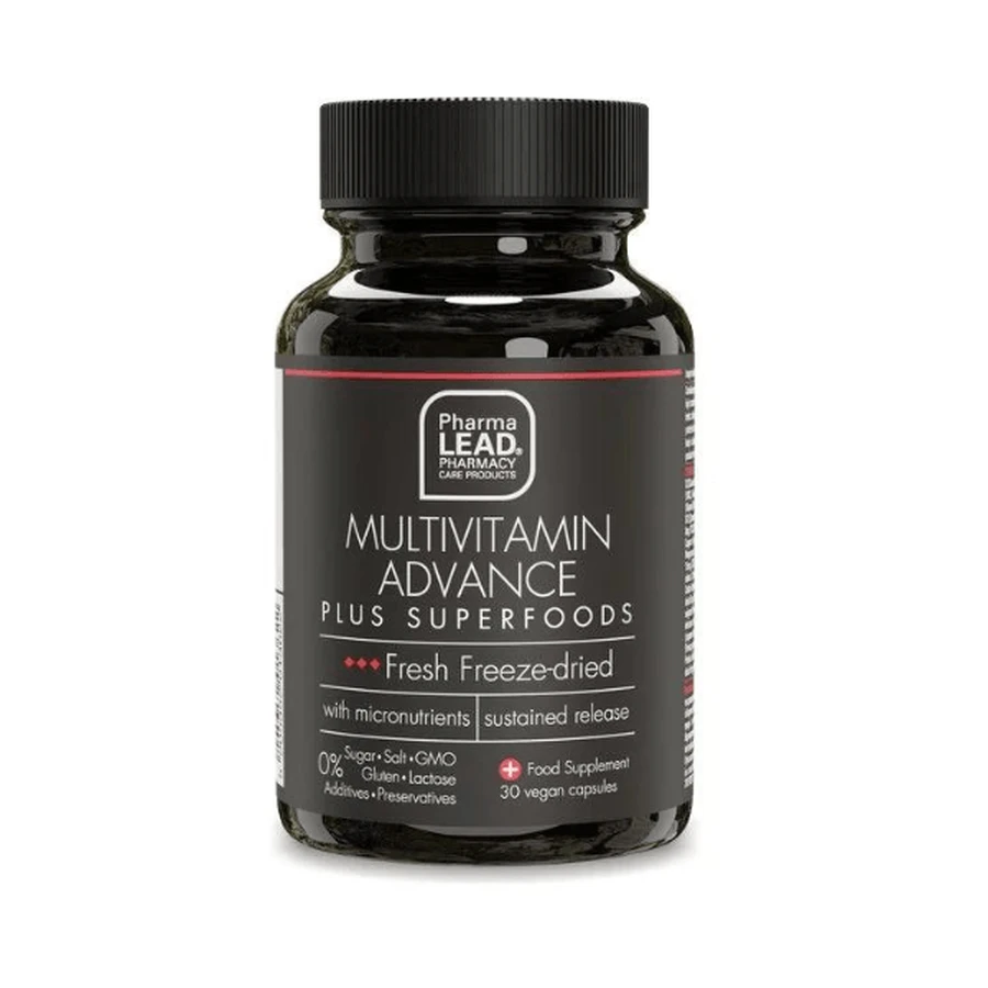 Pharmalead | Black Range Multivitamin Advance Plus Superfoods for Body Strengthening | 30 Capsules Végétales