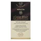 Apivita | My Color Elixir Dauerhafte Haarfarbe Nr. 4.20 Braun Violett | 50ml