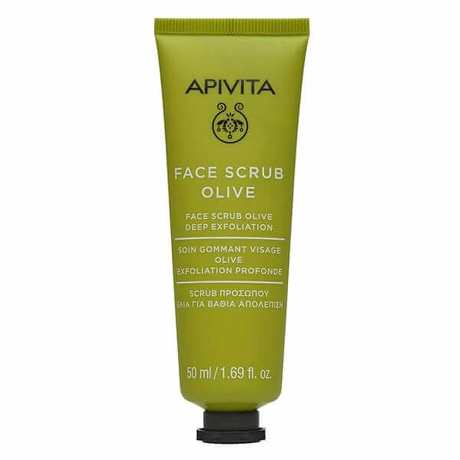 Apivita | Gesichtspeeling Olive | Gesichtspeeling mit Olive für tiefes Peeling | 50ml