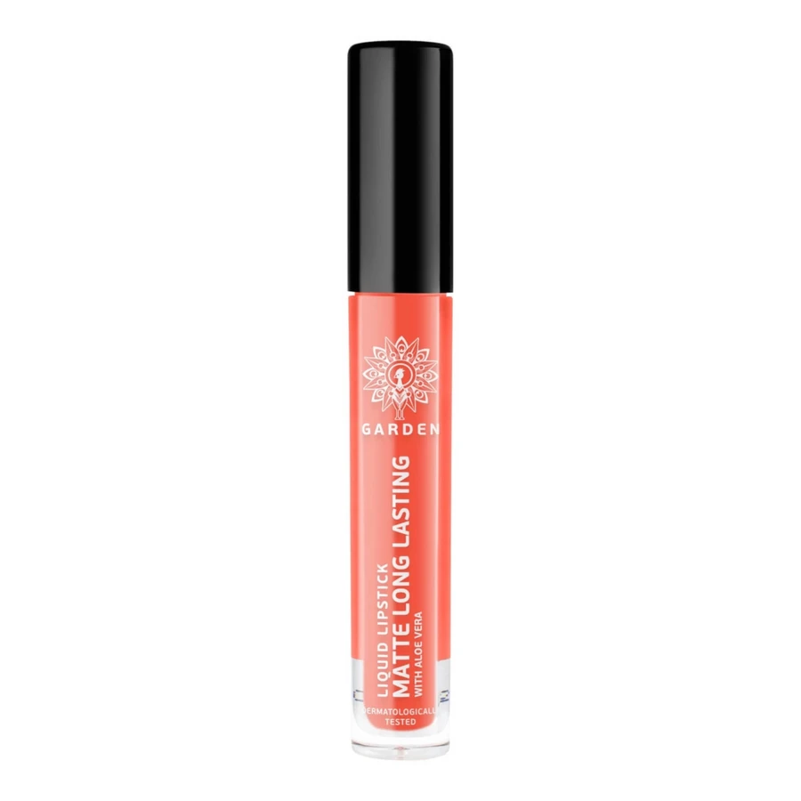Garden | Liquid Lipstick Matte 03 Coral Peach | Liquid Lipstick Matte Long Lasting | 4ml