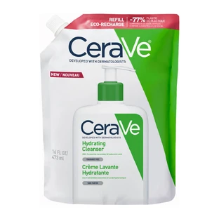 CeraVe | Recambio Limpiador Crema Limpiadora Facial &amp; Limpiador Corporal para Piel Normal a Seca | 473ml