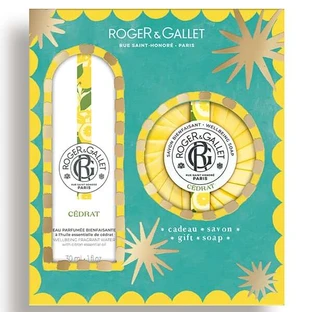 Roger&amp;Gallet | Promo Cedrat Eau Parfume Agua perfumada Bienestar 30ml &amp; Pastilla de jabón 100g | 1 set