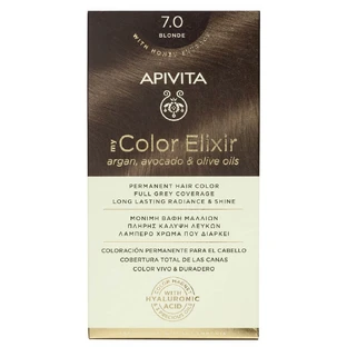 Apivita | My Color Elixir Tinte Permanente No 7.0 Rubio | 50ml