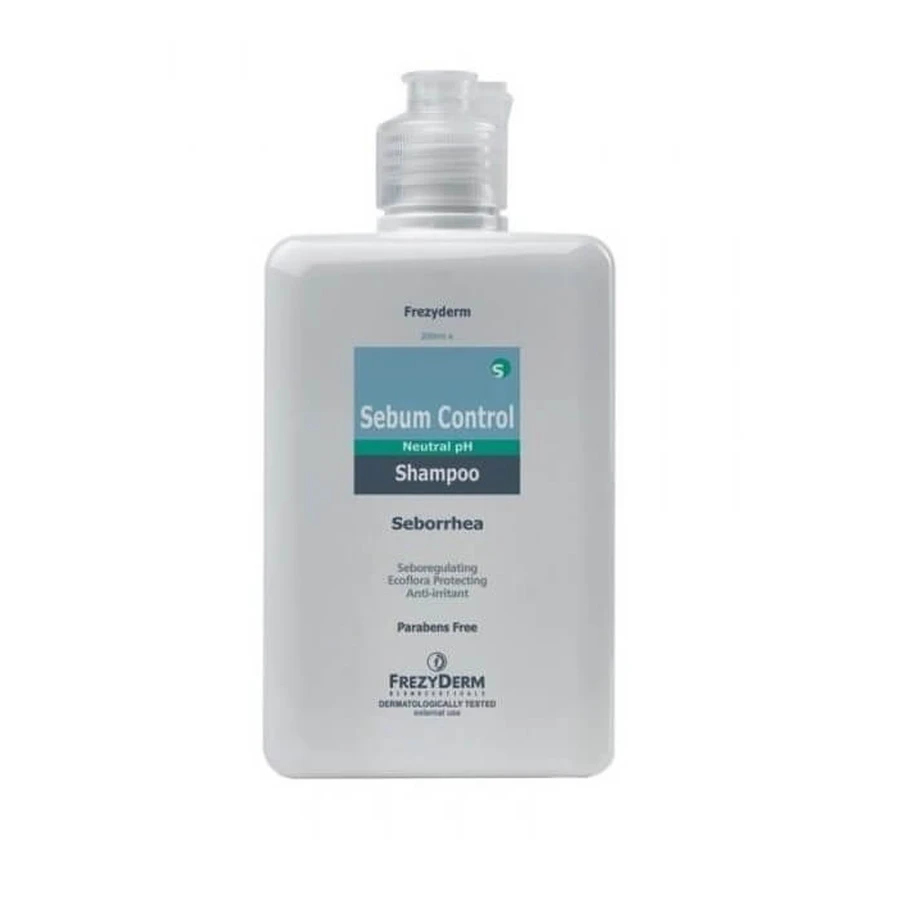 Frezyderm | Sebum Control Seboregulating Shampoo | Shampoo for Seborrheic Dermatitis |200ml