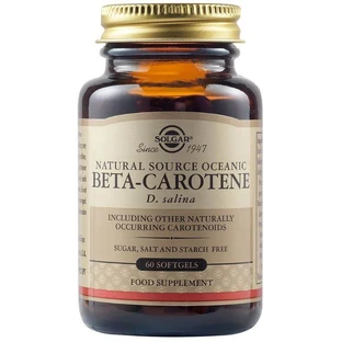 Solgar | Natural Source Oceanic Beta-Carotene | 60softgels