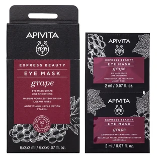 Apivita | Express Beauty | Anti-Falten Augenmaske mit Traube | 2x2ml