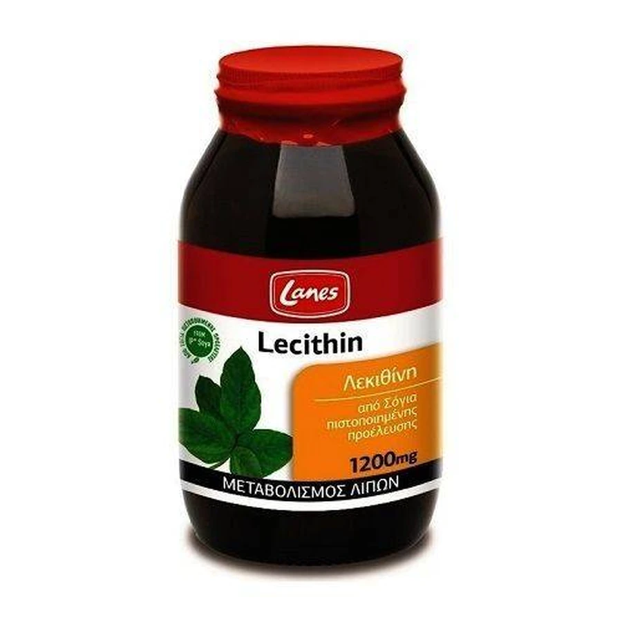 Lanes | Lecytyna 1200 mg | Suplement do leczenia zwiększonej masy ciała | 200 kapsułek: ceny i cechy