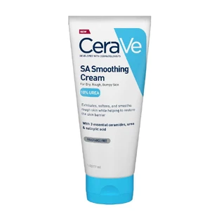 Cerave | SA Smoothing Cream Moisturizing & moisturizing cream Exfoliating Cream with 10% Urea for Dry Skin | 177ml