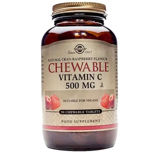 Solgar | Vitamin C 500mg Chewable Raspberry | 90tabs