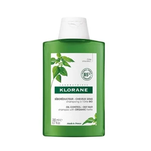 Klorane | Oil Control Shampoo mit Brennnessel Anti-Öl Shampoo mit Brennnesselextrakt | 200ml