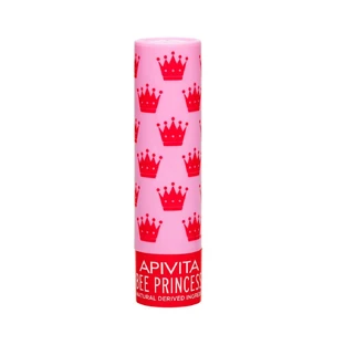 Apivita | Cuidado Labial Bee Princess Bio Eco | Bálsamo Labial Hidratante con Albaricoque Orgánico &amp; Vitaminas | 4.4g