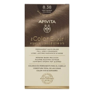 Apivita | My Color Elixir Dauerhafte Haarfarbe Nr. 8.38 Blond Hellbeige Perle | 50ml