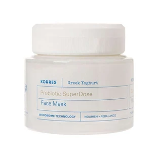 Korres Grieks Yoghurt Super Dosis Gezichtsmasker Superverrijkt met Probiotica voor Hydratatie en Voeding 100ml