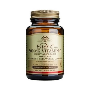 Solgar |Ester-C 500mg | Forma Esterificada de Alta Absorción de Vitamina C | 50 cáps.