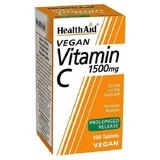 Health Aid | Vitamine C à libération prolongée 1500mg | Vitamine C Dietary Supplement | 100tabs