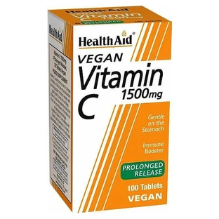 Health Aid | Vitamine C 1500mg | Vitamine C Voedingssupplement | 100 tabletten
