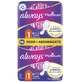 Always | Toallas Sanitarias Platinum Ultra Normal con Alas No1 | 16pcs