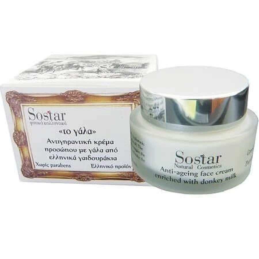 Sostar | Lait | Crème anti-âge au lait | 50ml