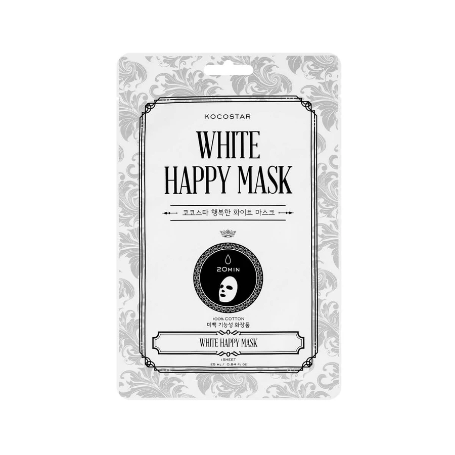 Kocostar | White Happy Mask Gezichtsmasker met Niacinamide | 1pc