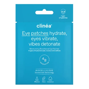 Clinea | Parches oculares hidratantes de biocelulosa para hidratar los ojos | 1par