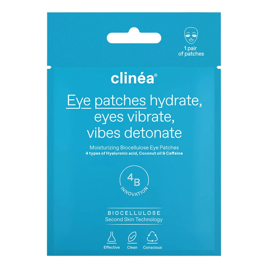 Clinea | Parches oculares hidratantes de biocelulosa para hidratar los ojos | 1par