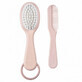 Brush and comb set, Old Pink, Beaba